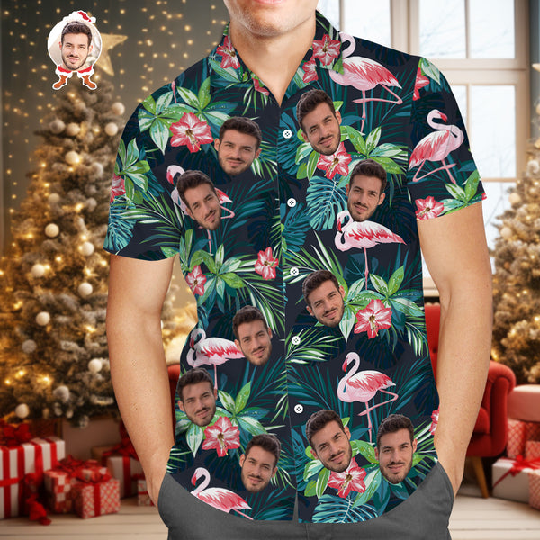 Personalised Hawaiian Shirt With Faces UK for Men - MakePhotoPuzzleUK