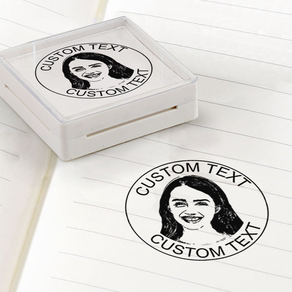 Personalised Face Stamp Custom Portrait Stamps Gifts for Him and Her