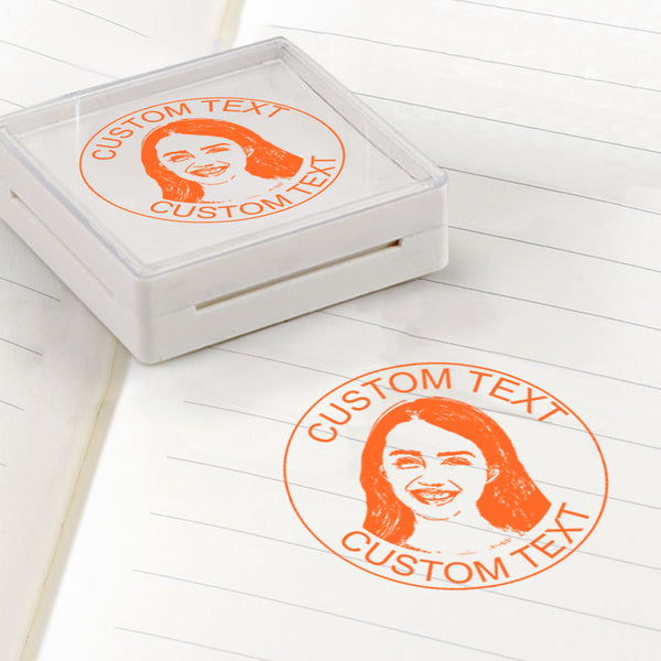 Personalised Face Stamp Custom Portrait Stamps Gifts for Him and