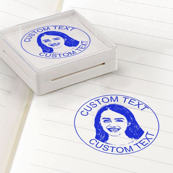 Personalised Face Stamp Custom Portrait Stamps Gifts for Him and