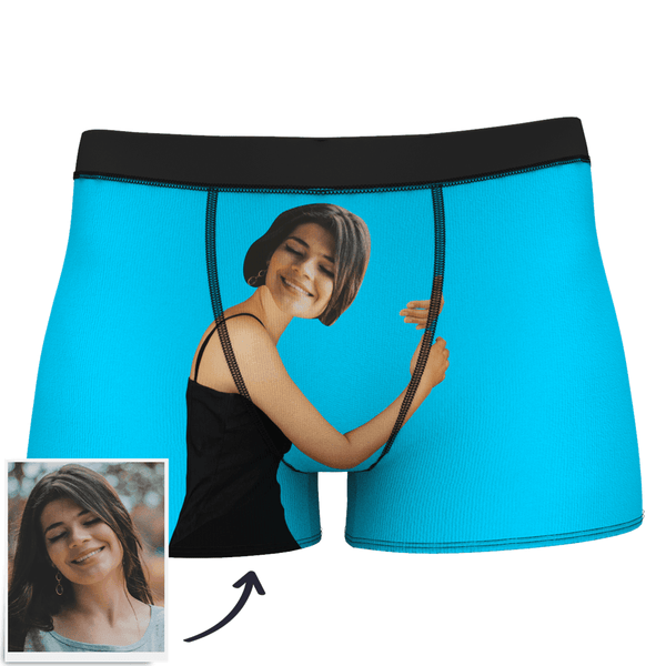 Men's Custom Face On Body Boxer Shorts Funny Valentine's Day Gifts