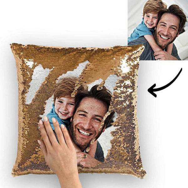 Custom magic 2024 sequin pillow