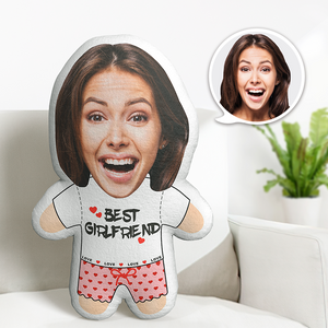 Custom Best Friends Pillows with Personalized Image, BFF Pillow